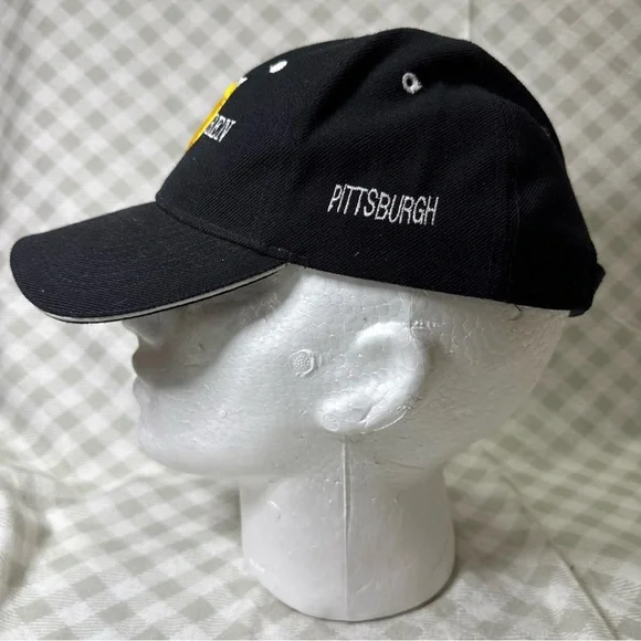 Pittsburgh Steelers Big Ben Roethlisberger ￼Hat #7 NFL Snapback Black Adjustable - Picture 4 of 6